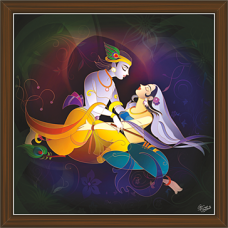 Radha Krishna Paintings (RK-2313)